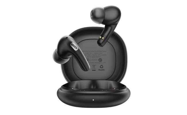 ACEFAST W3 TWS Bluetooth-Compatible Earbuds Active Noise Cancelling Wireless In-Ear Headset - Black